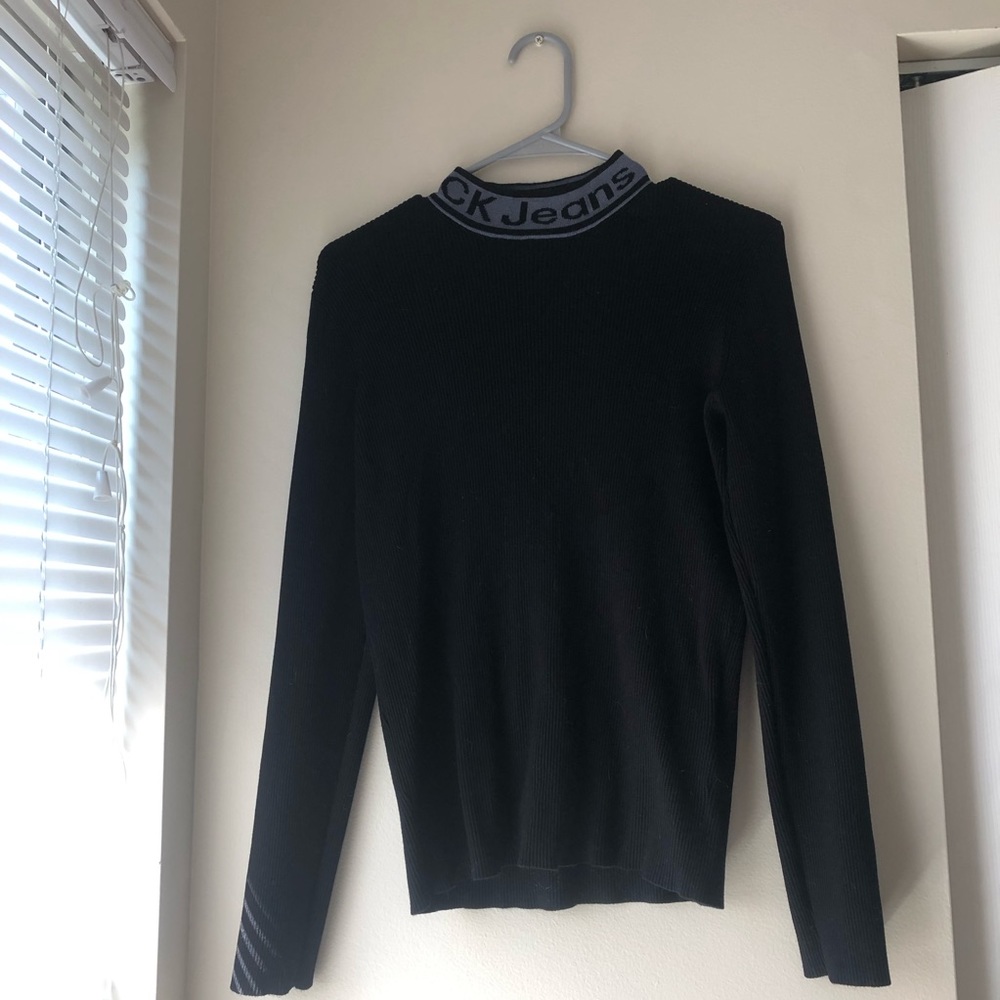 Calvin Kline Jeans mock turtleneck , size medium
